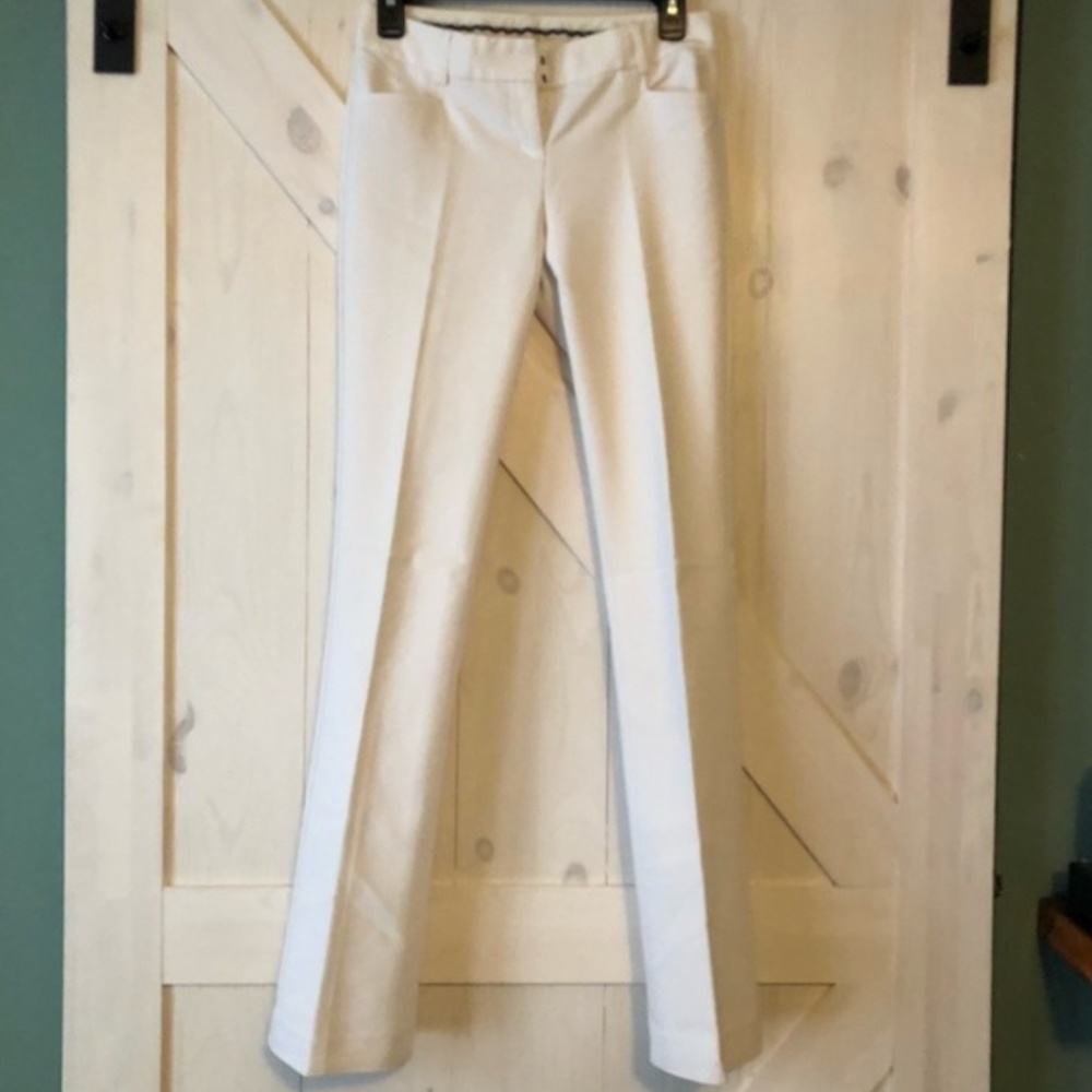 White Express Columnist Pants Size 00regular